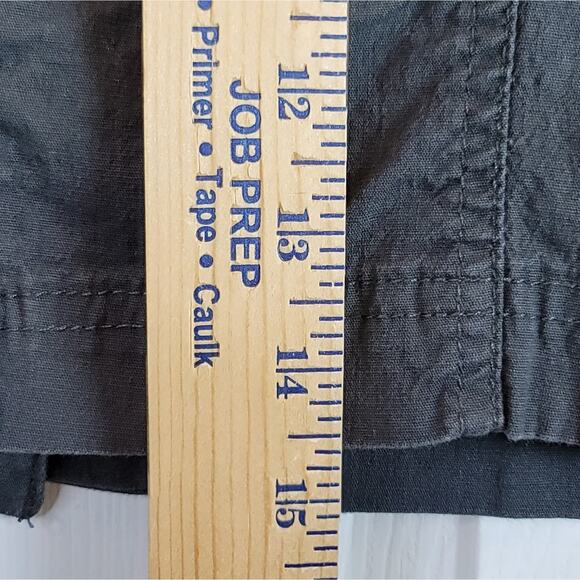 Columbia Mini Skirt Womens Size 10 Plaid Inset Zip Fly Gray Hiking Cargo Pockets - Picture 14 of 14
